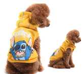 Stitch sweater met capuchon - Geel