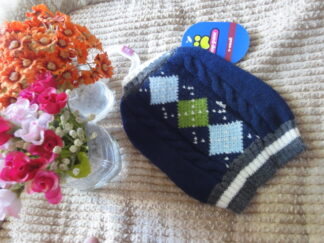 Blauwe trui voor winter