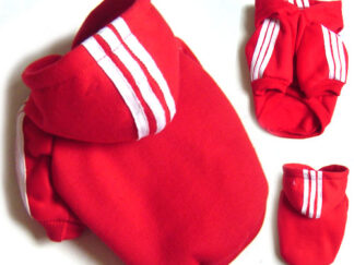 Rood  sweater met capuchon